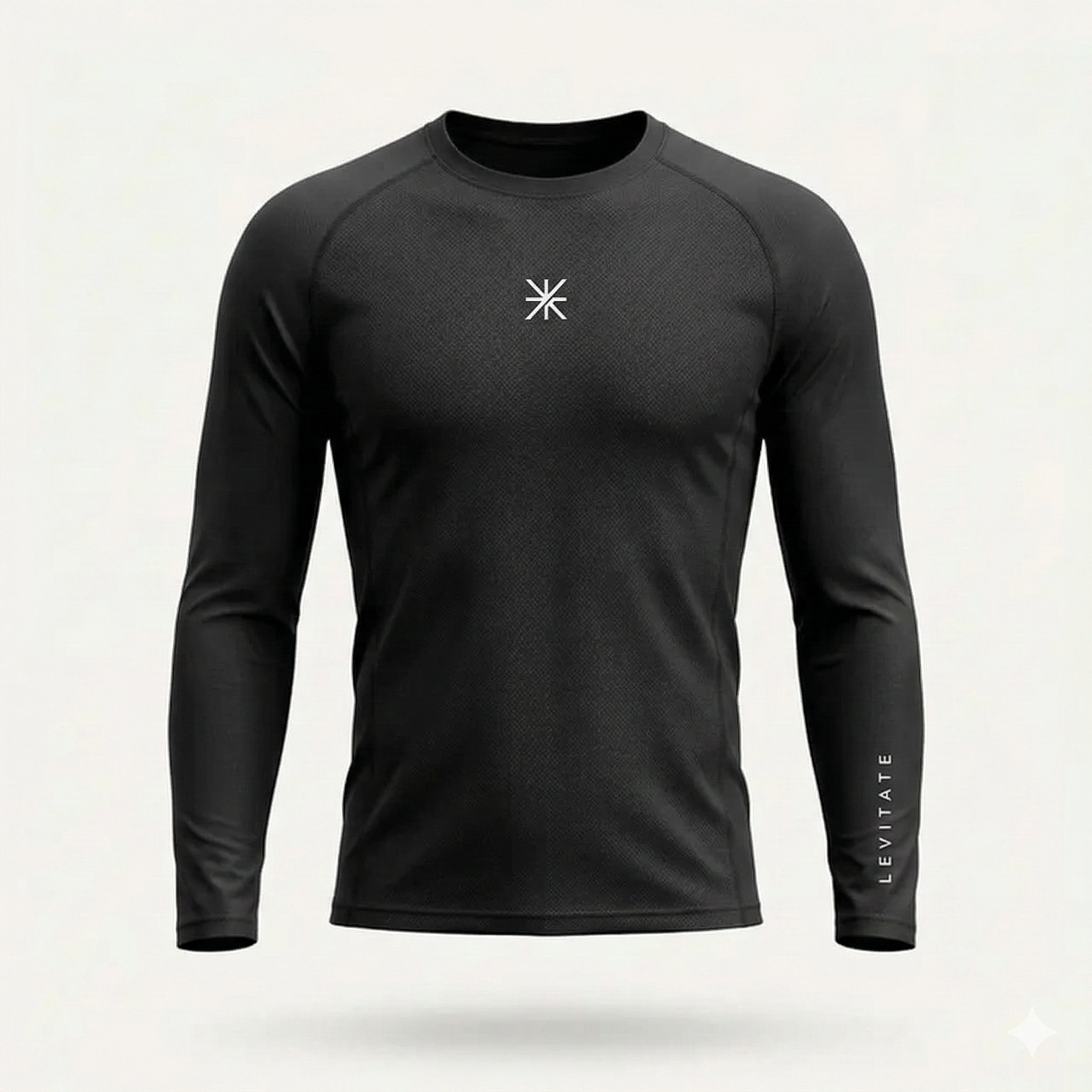 Levitate Aero Running Shirt - Stealth Black
